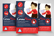 Corona Virus Treatment Flyer, a Flyer Template by Business Flyers (Thumbnail 1 of 2)