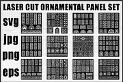 Ornamental Panel SVG Bundle, an Object Graphic by Creativeshirt (Thumbnail 1 of 13)