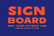 Signboard Extra Bold Lettering, a Sans Serif Font by Paper Moon Graphic Supply (Thumbnail 1 of 16)