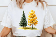 Watercolor Autumn Tree PNG Clipart, a Seasonal Illustration by designcity5 (Thumbnail 3 of 5)