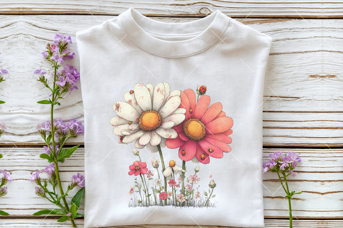 Whimsical Spring Wildflower Clipart, an Illustration by OK Design (Photo 4 of 6)