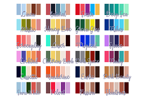 111 Color Palettes For Procreate