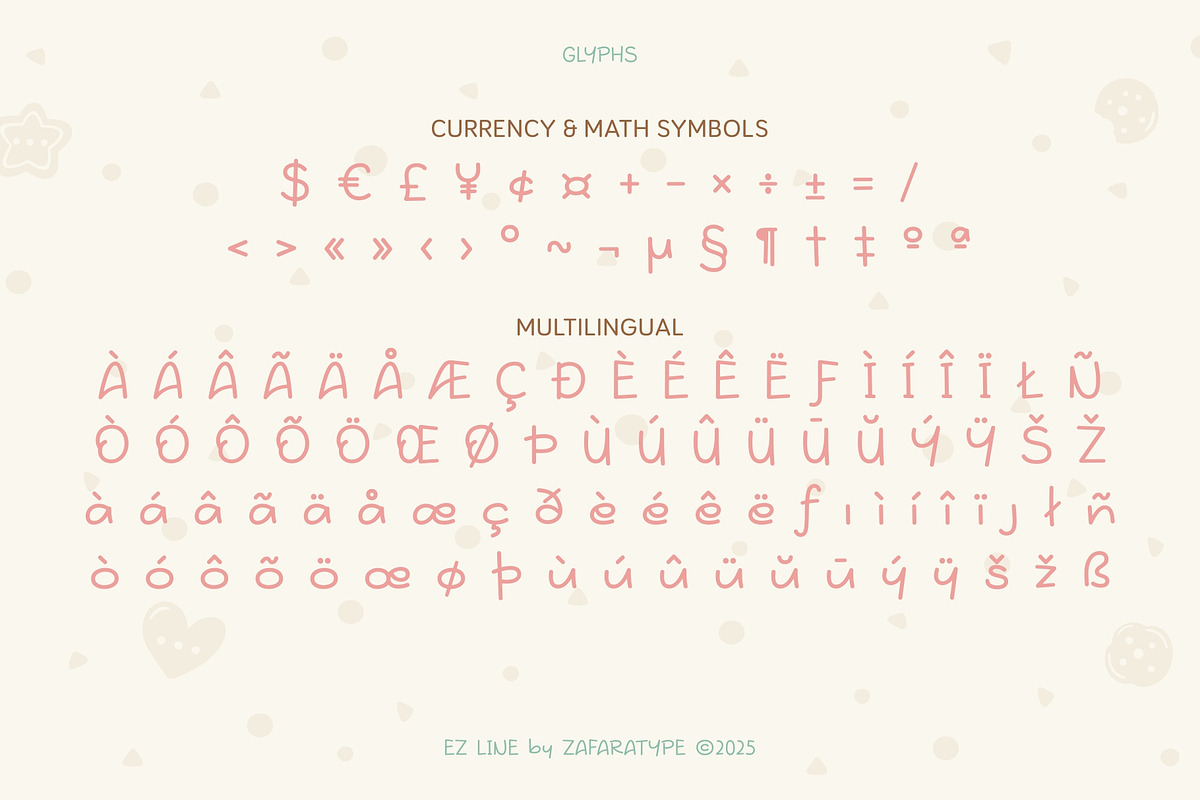 EZ Biscuit, a Handwritten Font by Zafara Studios (Photo 4 of 6)