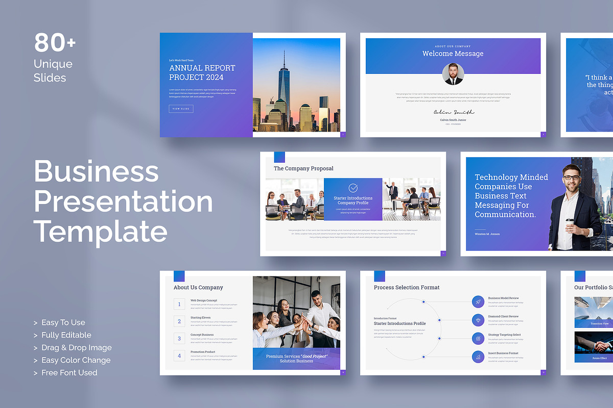 Chione Powerpoint Template Design, a Presentation Template by Rocketstill (Photo 1 of 4)