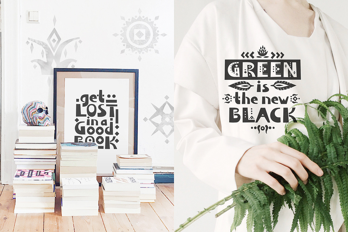 Tabu - Tribal Font Family preview 3