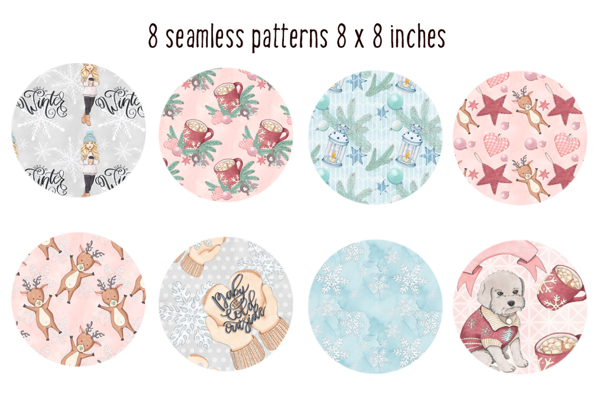 Warm & Cozy Hand-painted collection, an Object Graphic by Tanya Kart (Photo 8 of 14)