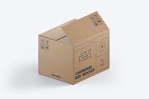 Cardboard Box Mockup