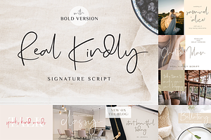 Handwritten Script Bundle - 90% OFF