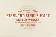 The Vintage Rustic Three Font Bundle, a Serif Font by Komet & Flicker (Thumbnail 7 of 16)