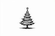 Merry Christmas Tree Clipart Collect, an Illustration by jahid234 (Thumbnail 14 of 21)
