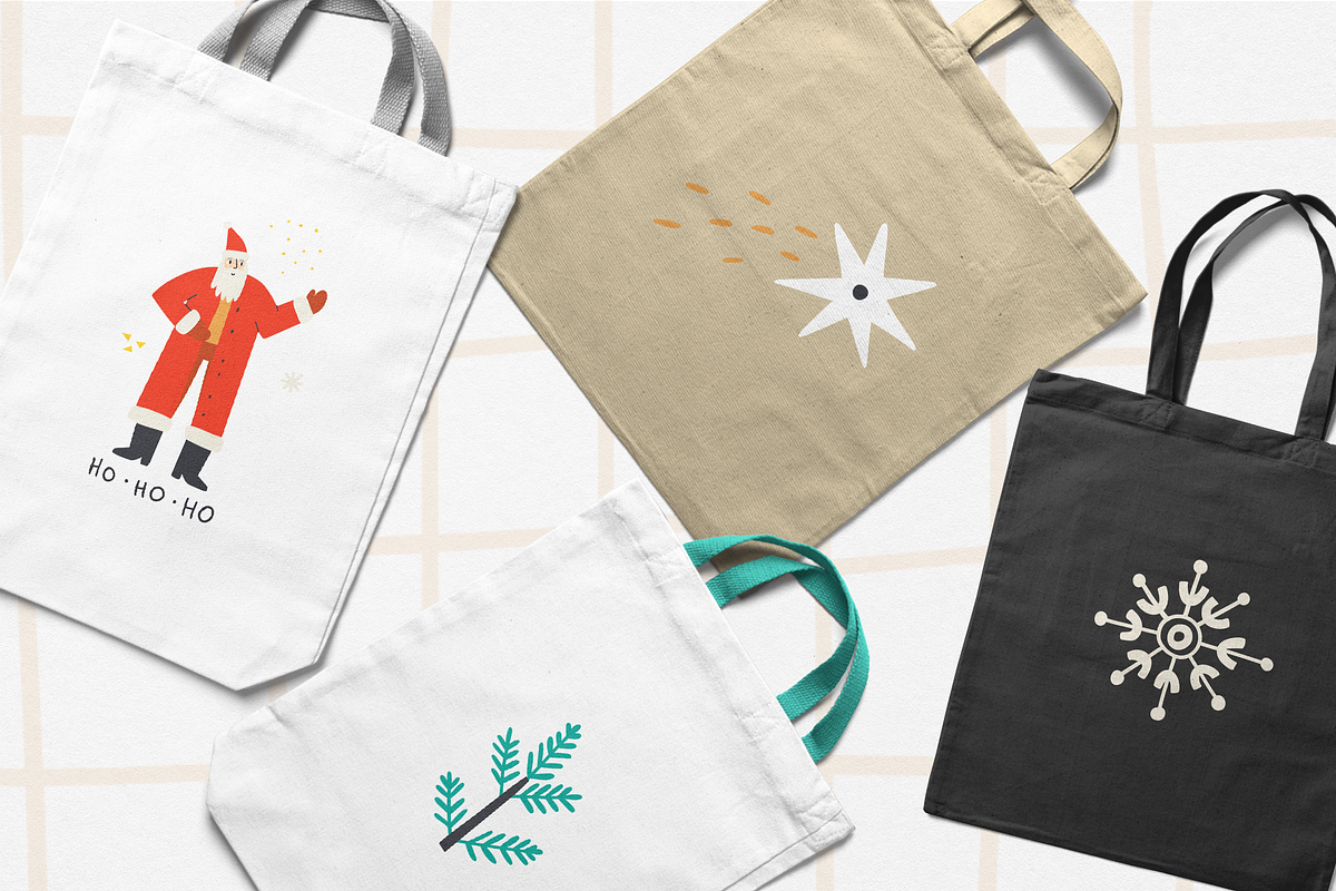 HELLO CHRISTMAS: clipart & lettering, an Illustration by Elliko shop (Photo 9 of 11)