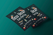 Green New Year Eve Flyer, a Flyer Template by Neermana (Thumbnail 3 of 4)