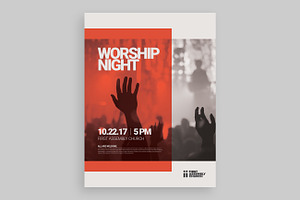 Modern Worship Night Poster
