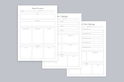 Marketing Planning Pages Set V-06, a Stationery Template by shahsoft (Thumbnail 2 of 3)