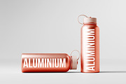 Aluminum Water Bottle Mockup Bundle, a Packaging Mockup by pmvch (Thumbnail 35 of 51)
