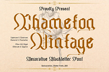 Chameton - Decorative Blackletter