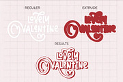 Lovely Valentine Display Font, a Handwritten Font by Ink & Pixel Dreams (Thumbnail 4 of 10)