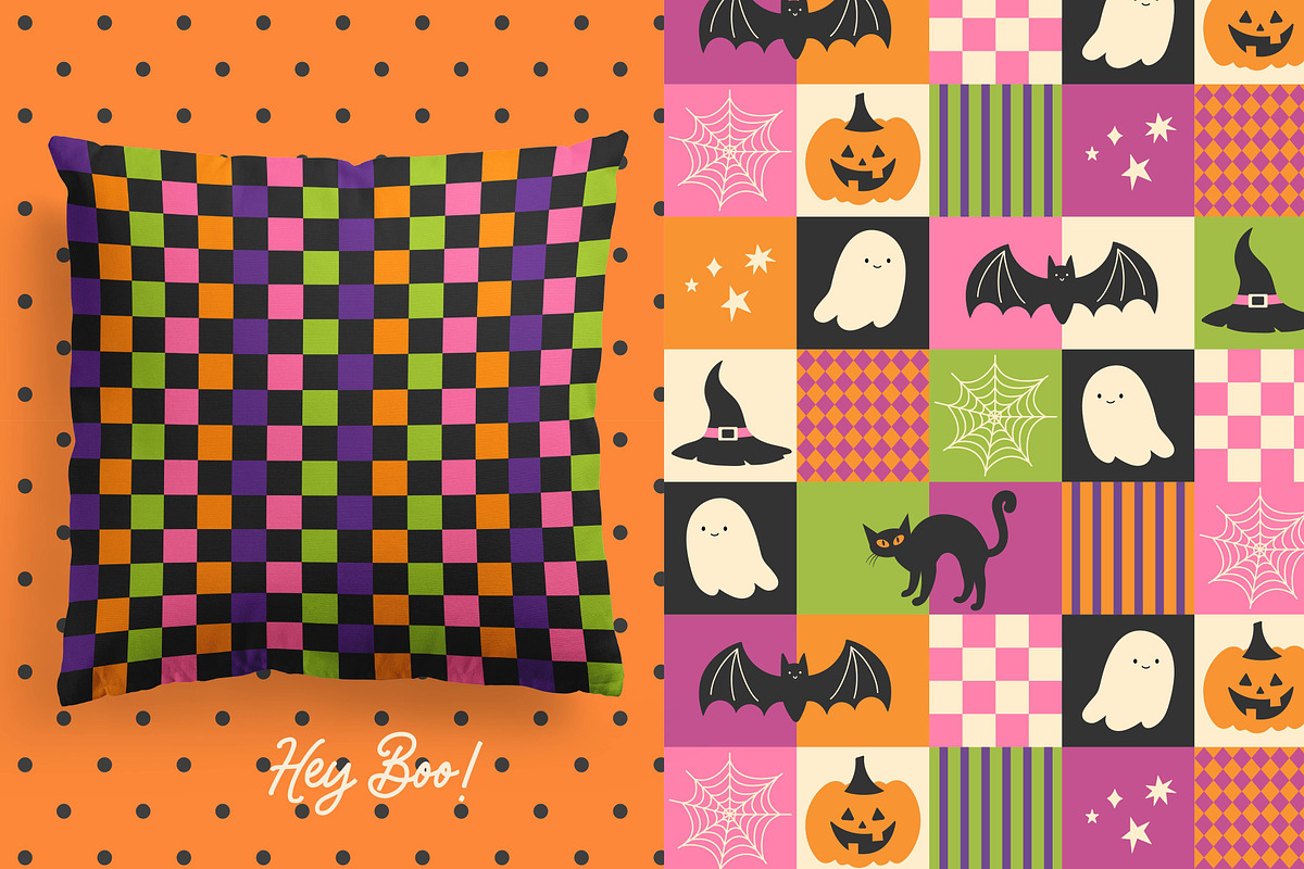 50 Halloween seamless patterns, a Pattern Graphic by EltaMaxArt (Photo 6 of 15)