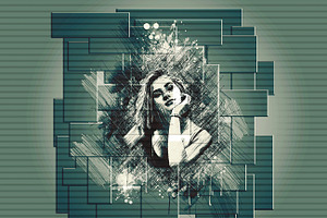 Brick Sketch Photoshop Action