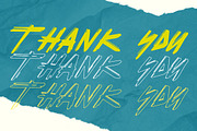 Zerowax - Tech Textured Font, a Handwritten Font by Dhabee (Thumbnail 6 of 12)