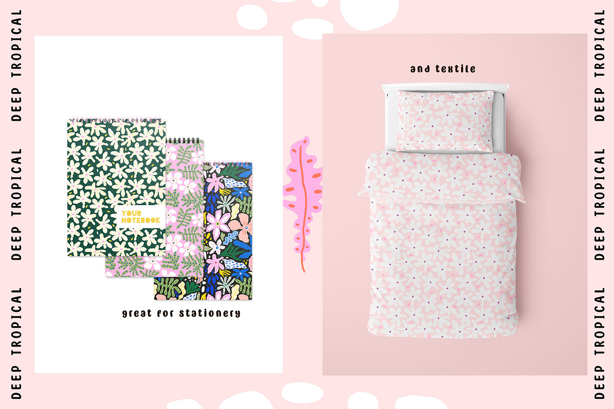 DEEP TROPICAL floral collection, a Texture Graphic by solmariart (Photo 7 of 8)