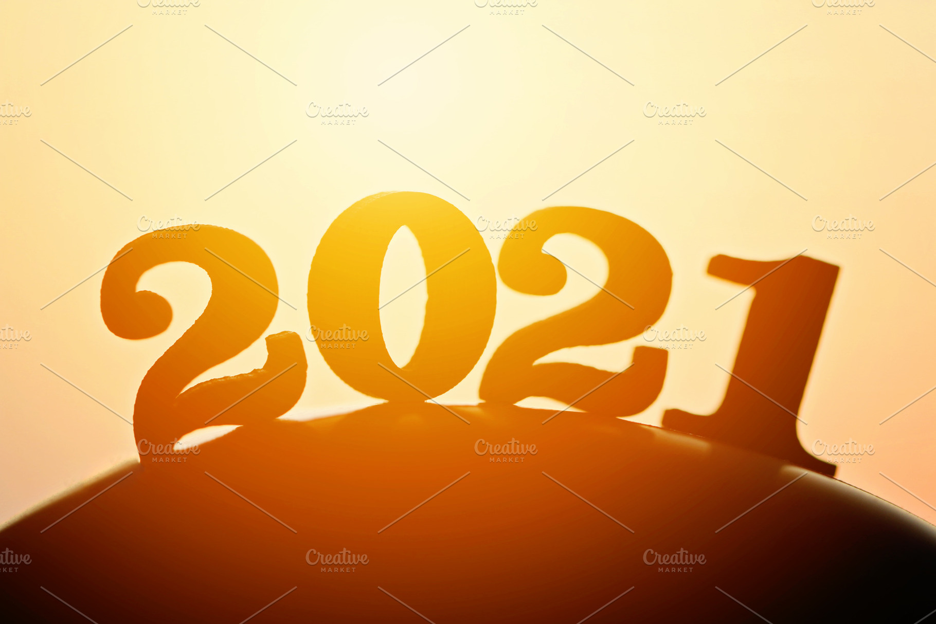 New year 2021 the word 2021 behind containing 2021, new, and year, a Holiday Photo by Detriana