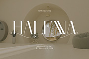 Halenna, a Serif Font by Kenrichi (Thumbnail 1 of 10)