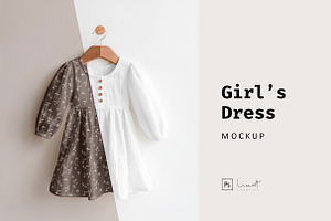 Girl's Dress Mockup