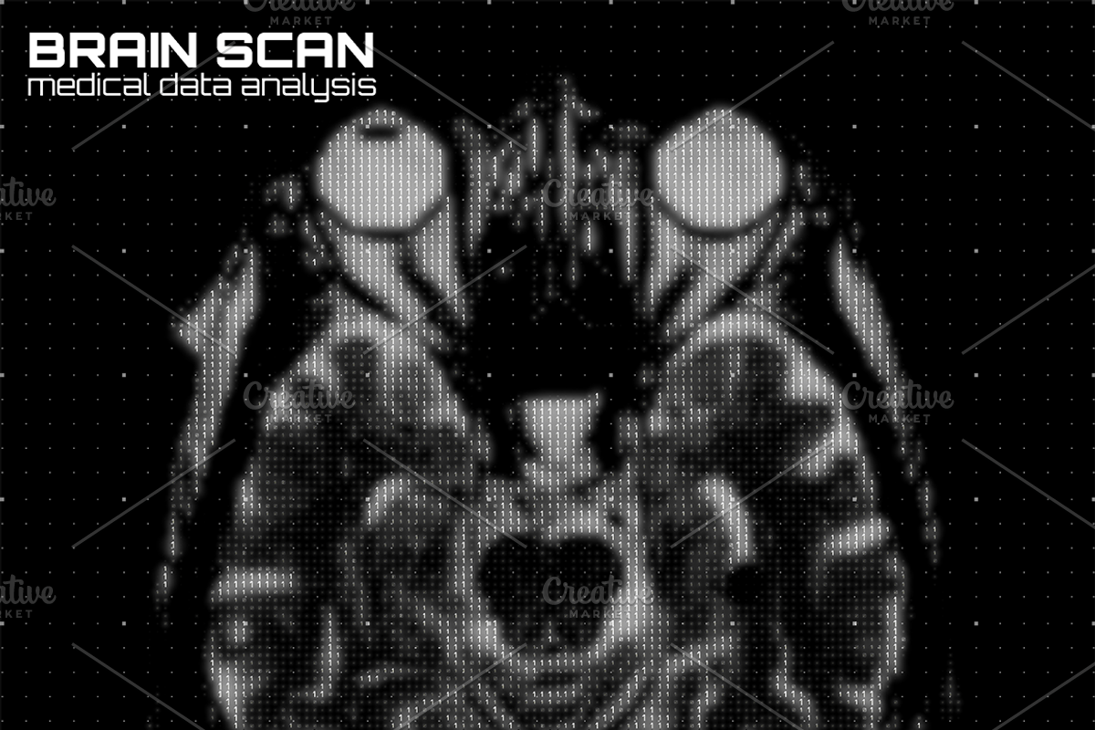 Brain scan abstract backgrounds, a Healthcare Illustration by GarryKillian