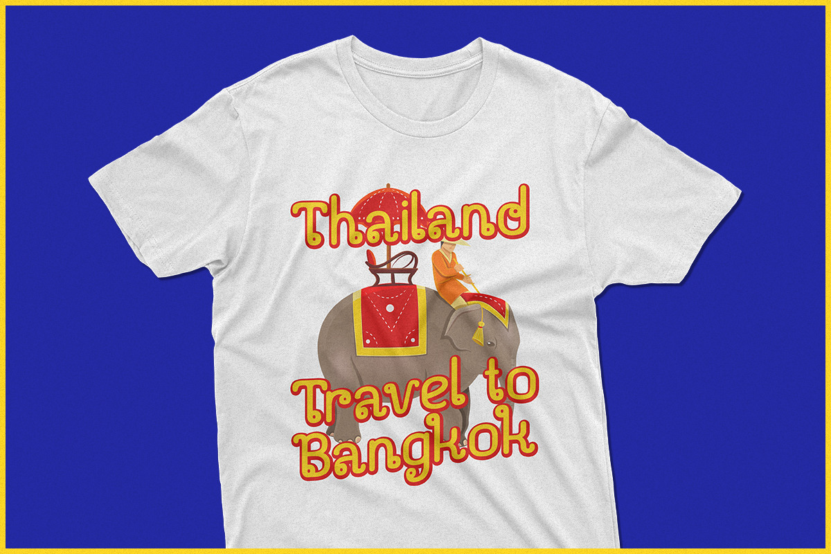 Quanhay Thai Display Typeface Font, a Sans Serif Font by Vadovastd (Photo 6 of 8)