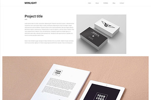 Minlight - Minimal Creative Theme