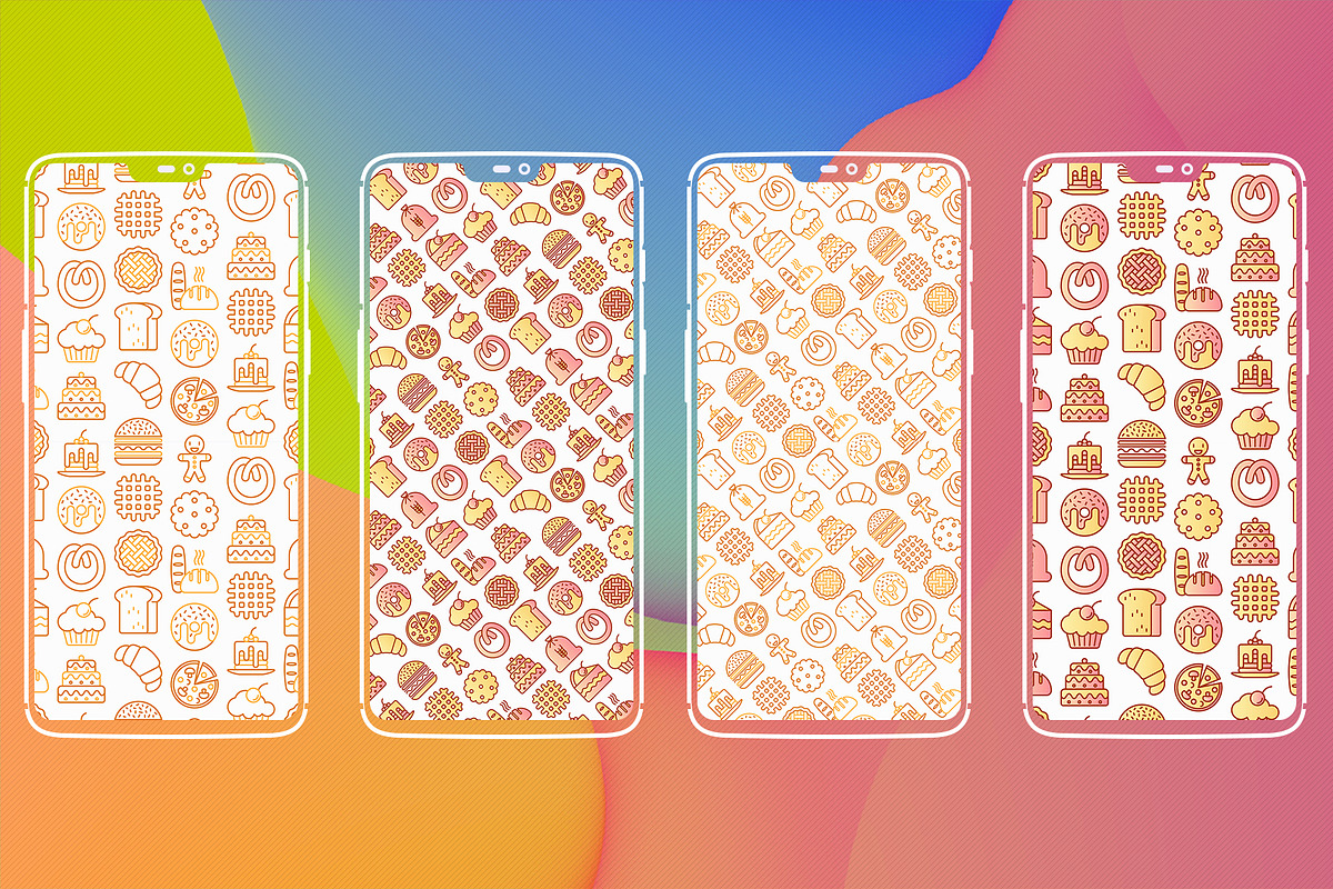 Bakery Patterns Collection, a Pattern Graphic by Alex Blogoodf (Photo 2 of 8)