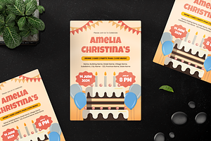 Cake Lover Birthday Party, an Invitation Template by Annora Studio