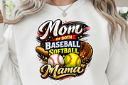Mom Of Both Baseball Softball PNG, a Graphic by Vector Portal (Thumbnail 3 of 9)
