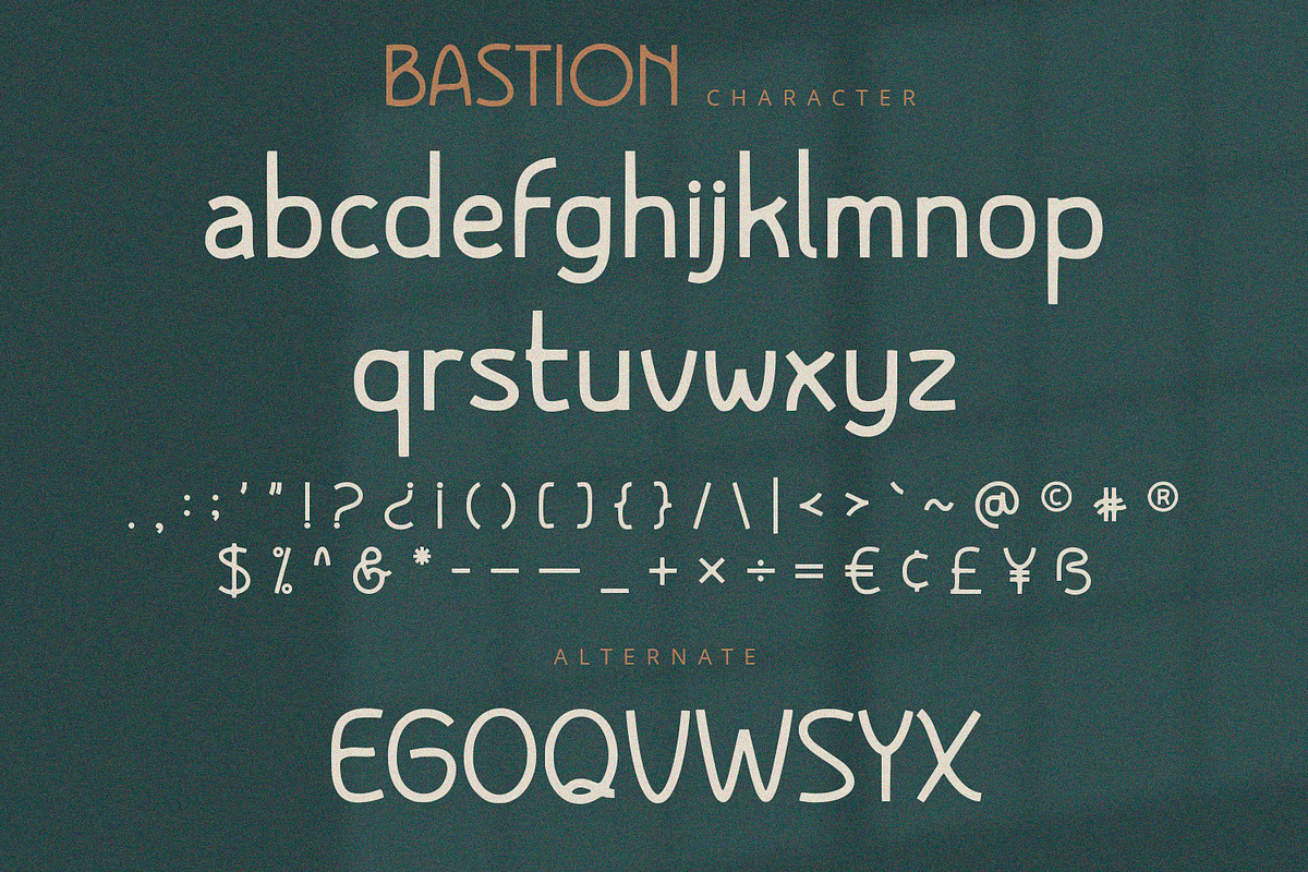 Bastion - Sans Serif Font, a Sans Serif Font by Alpaprana (Photo 9 of 10)