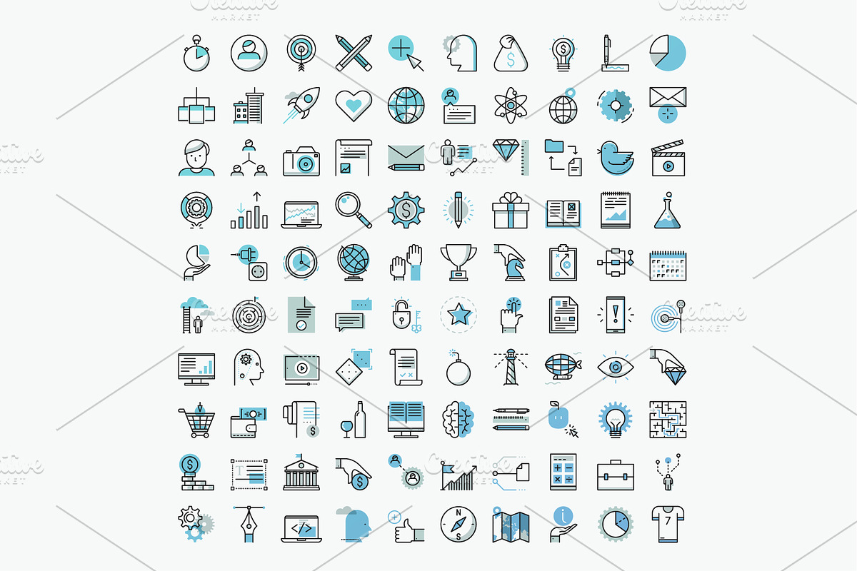Line-X. Infographic Pack, a Presentation Template by Andrew Kras Design (Photo 23 of 23)