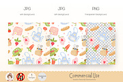 Cottagecore Kitchen Pattern, a Pattern Graphic by Chonnieartwork (Thumbnail 4 of 5)