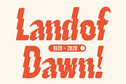 CS Aquba Rippled, a Sans Serif Font by Craft Supply Co. (Thumbnail 3 of 8)