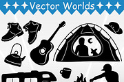 Winter Camp Fire SVG, Camp Fire SVG, an Object Graphic by VectorWorlds (Thumbnail 2 of 3)