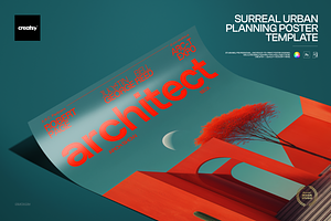 Surreal Urban Poster Template, a Poster Template by creatsy5
