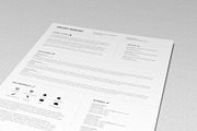 The Professional CV (PSD + WORD DOC), a Resume Template by Valeur Design (Thumbnail 2 of 5)