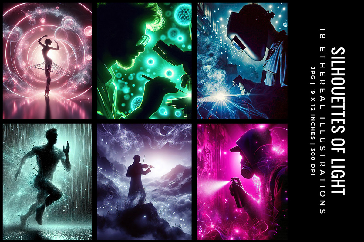 Silhouettes of Light, a Person Illustration by Digital Art Creations (Photo 4 of 7)
