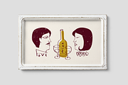 Modern wine collection, a Food Illustration by Tkoko vectors & patterns (Thumbnail 15 of 15)