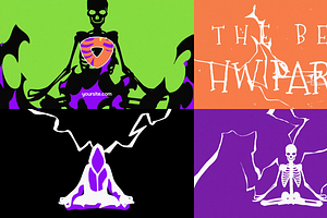 Halloween Skull Logo DaVinci Resolve, a Templates & Theme by 2dfx