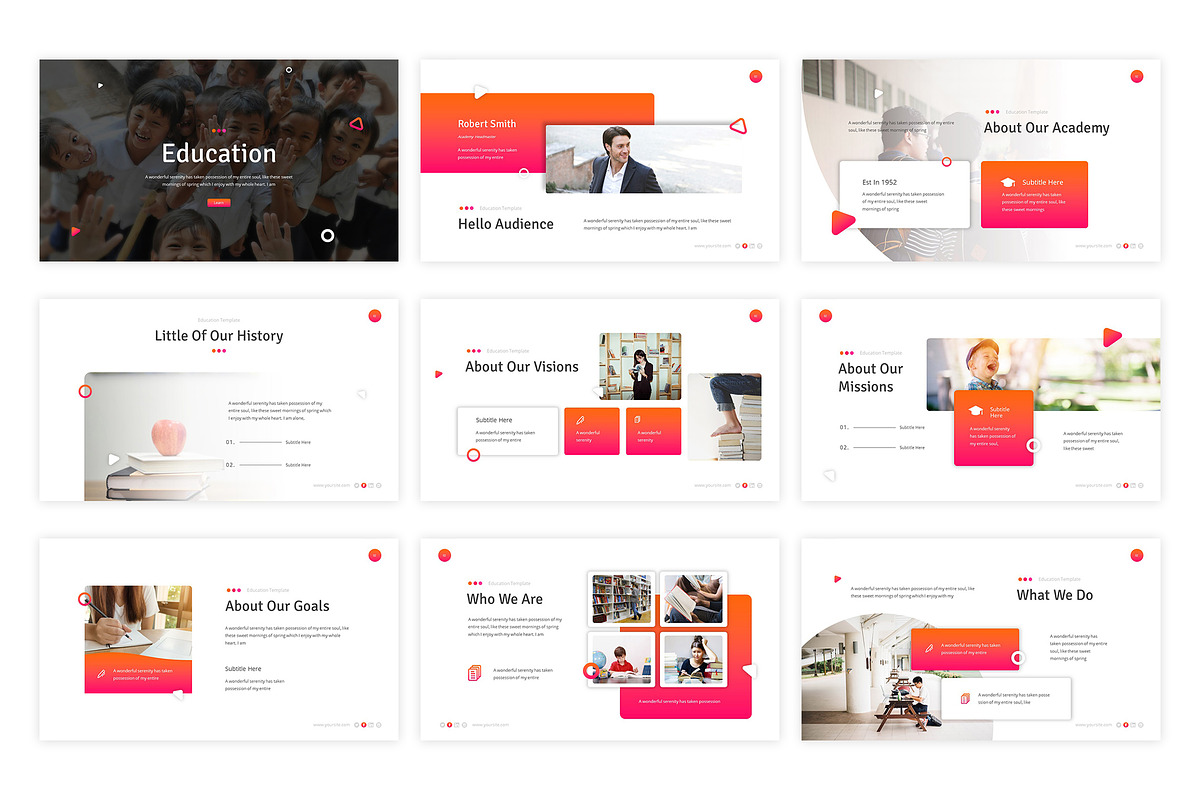 Education - Powerpoint Template, a Presentation Template by kylyman