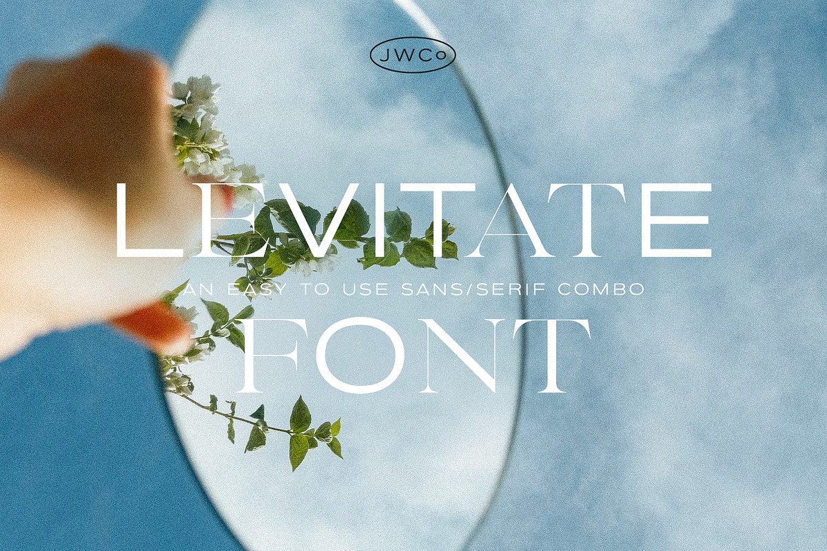 Levitate | Modern Font Combo, a Sans Serif Font by Jen Wagner Co (Photo 1 of 12)