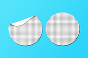 Sticker Mockup, a Packaging Mockup by QR Design Studio (Thumbnail 5 of 6)
