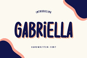 Gabriella - Handwritten font, a Handwritten Font by Brown Cupple (Thumbnail 1 of 4)