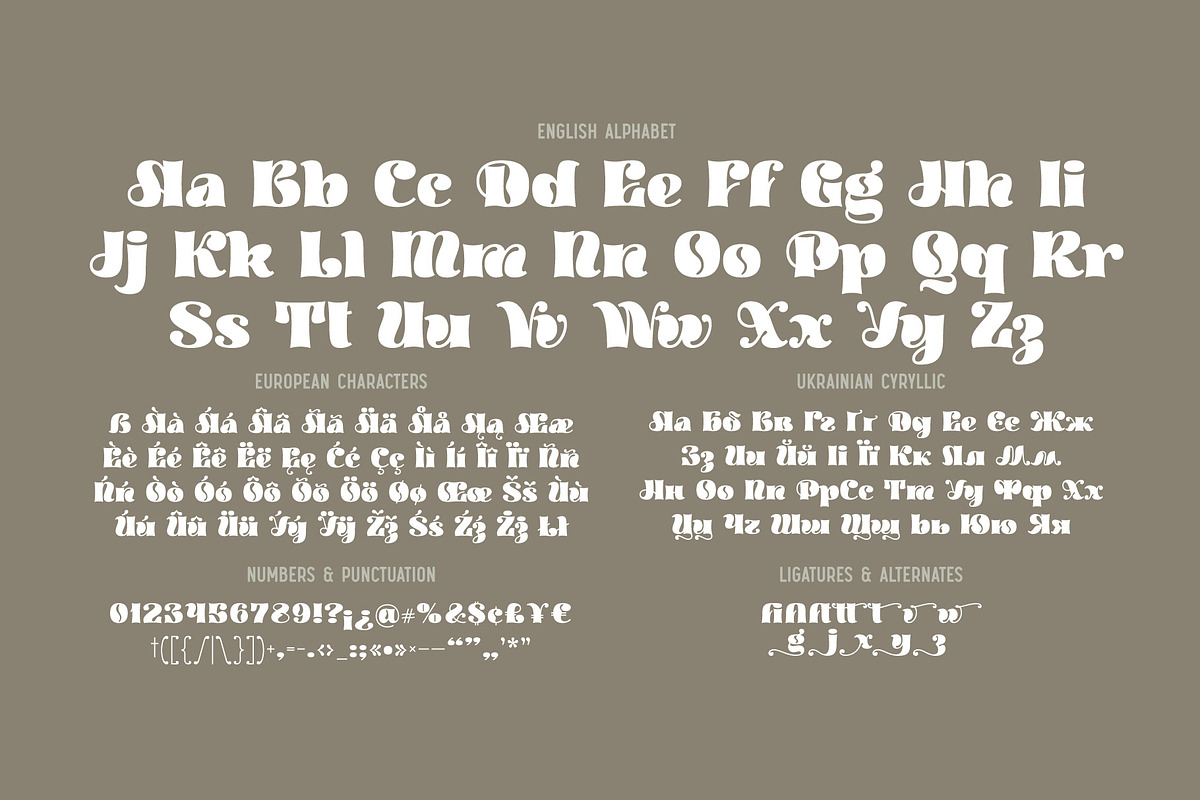 Silent River, a Serif Font by Gleb Guralnyk (Photo 5 of 5)