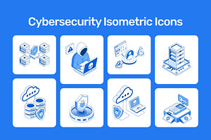 120 Cybersecurity Isometric Bundle, a Duotone Icon by Prosymbols
